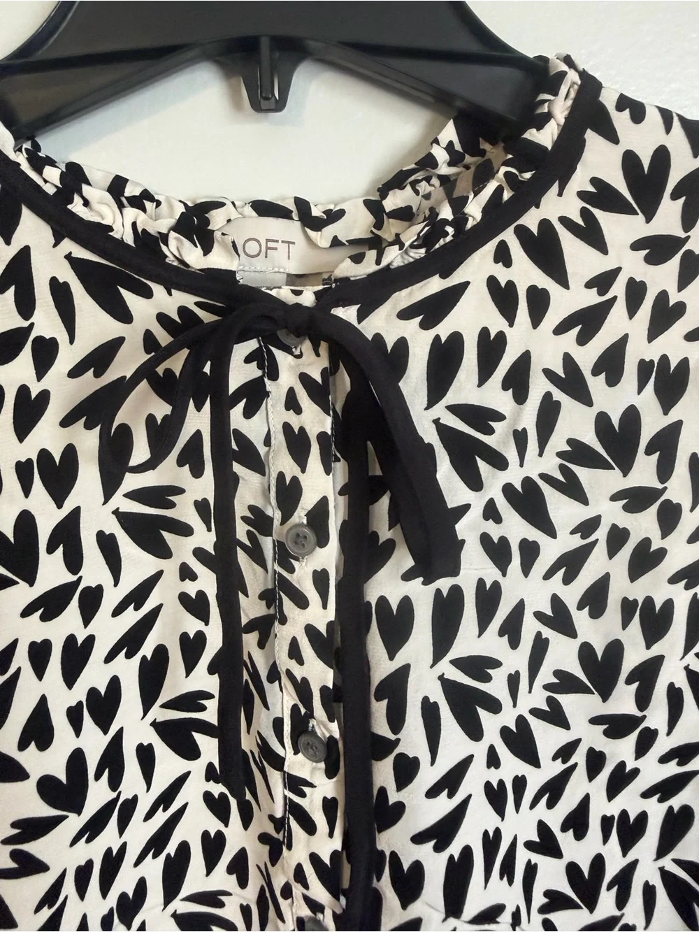 LOFT blouse black
